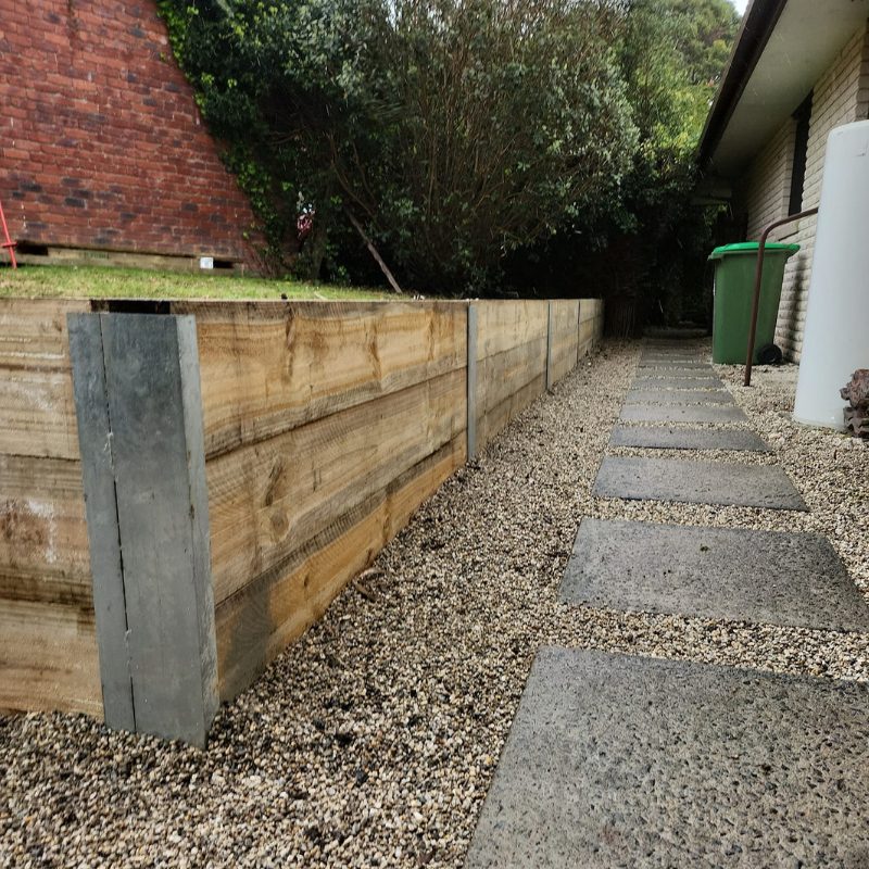 Retaining Wall Timber Sleeper