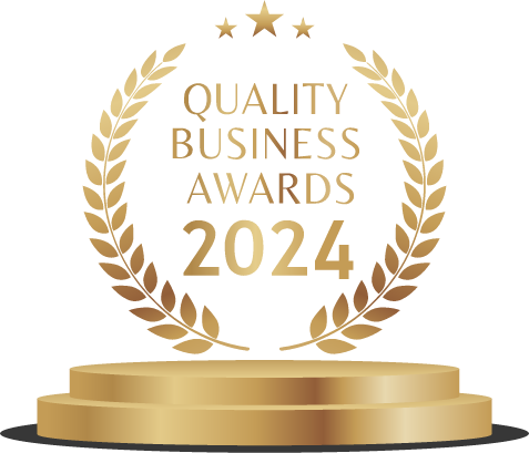 Quality Business Awards Australia 2024 winner badge Skyline Landscaping Group
