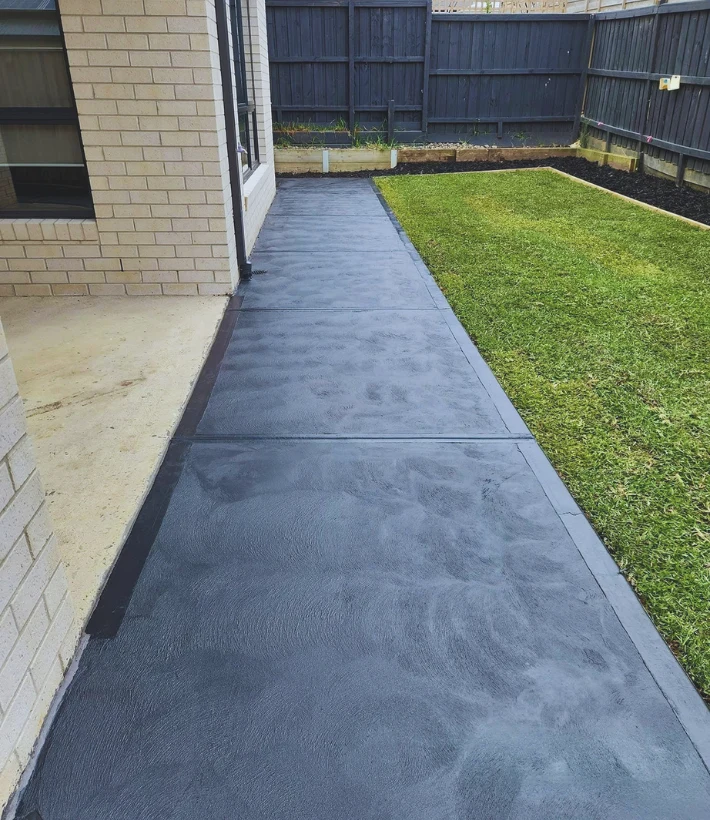 Coloured concrete laid by Skyline