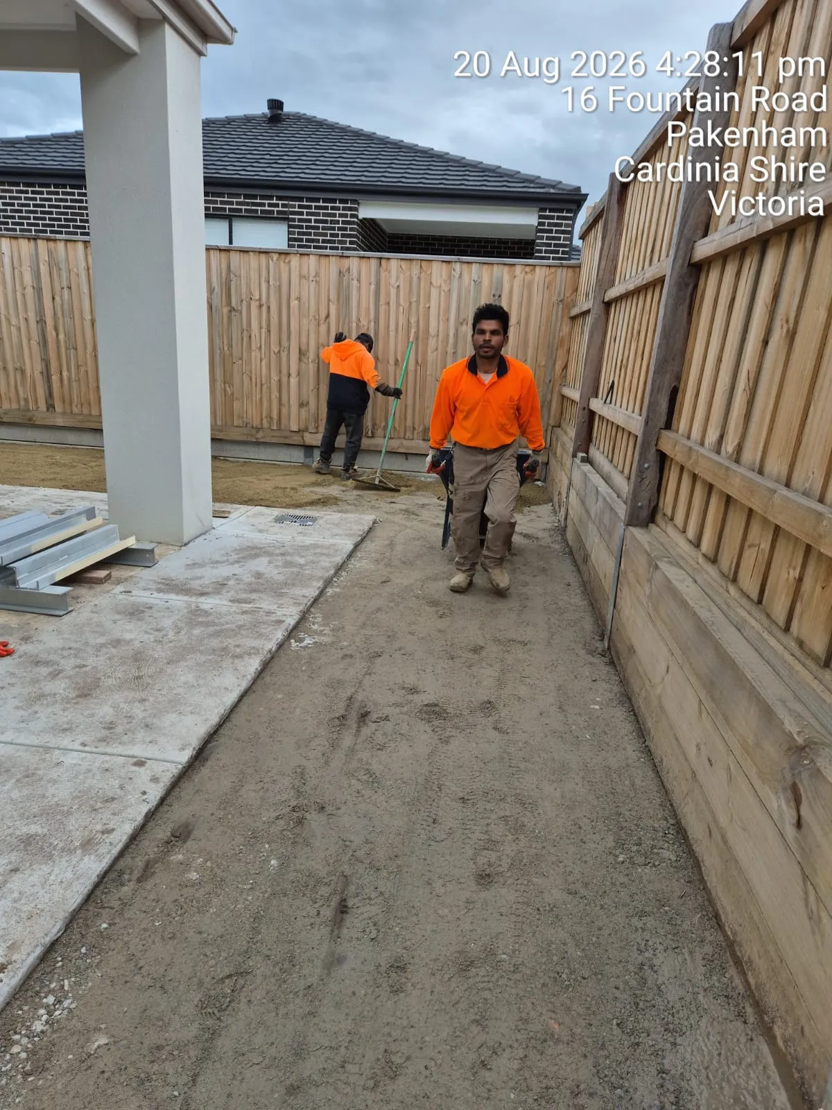 Concreting job by Skyline in South East Melbourne