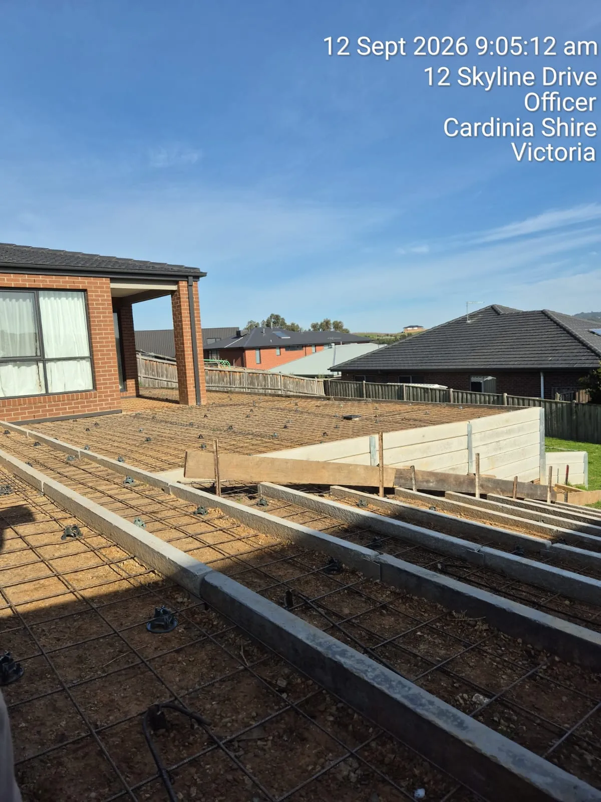 Concreting job by Skyline in South East Melbourne