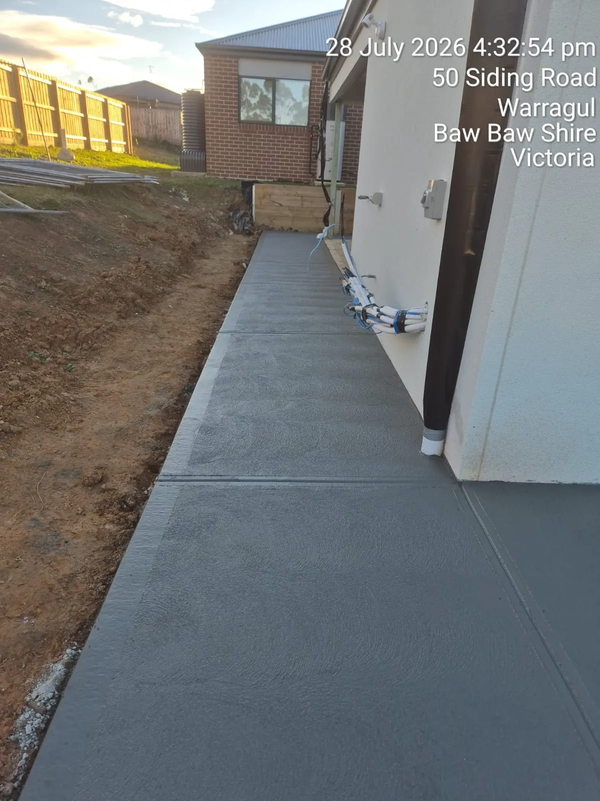Concreting job by Skyline in South East Melbourne