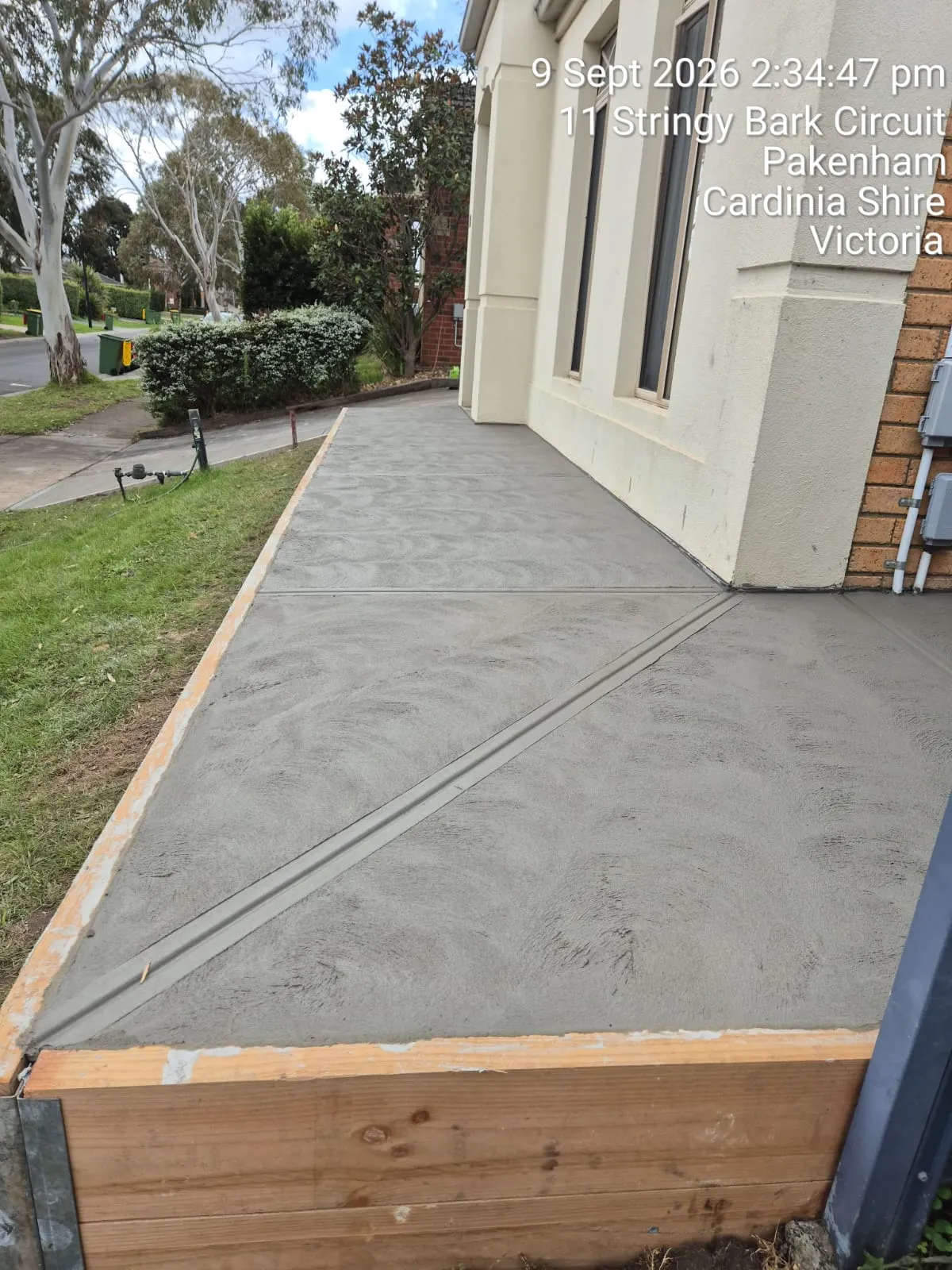 Concreting job by Skyline in South East Melbourne