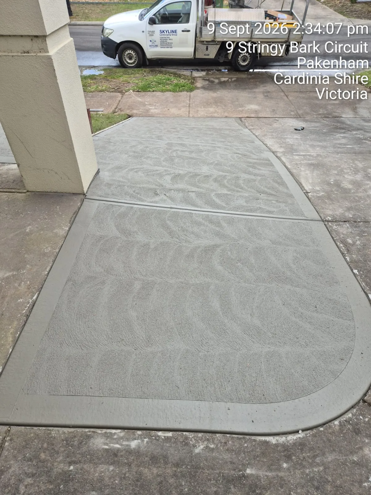 Concreting job by Skyline in South East Melbourne