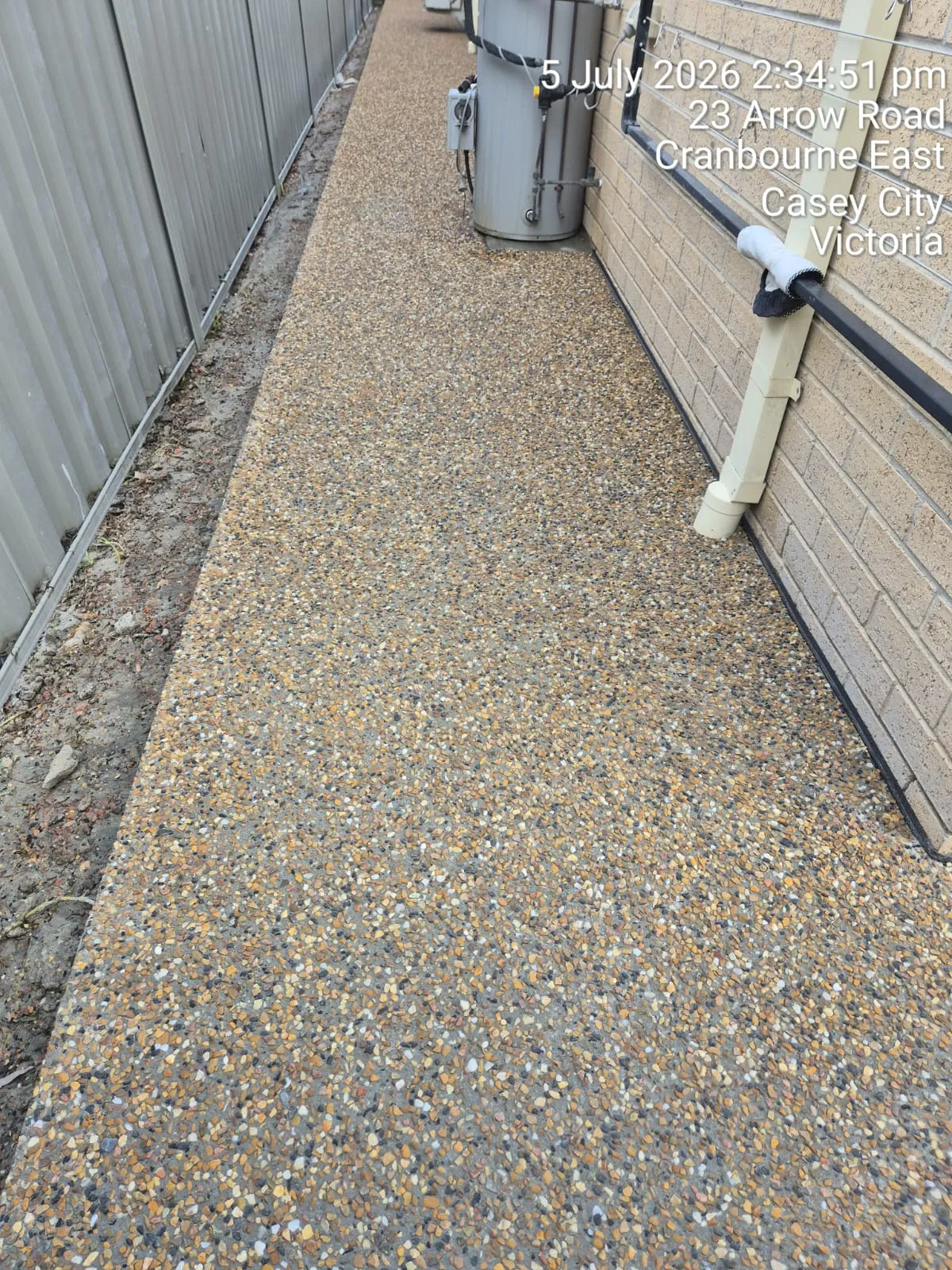 Concreting job by Skyline in South East Melbourne