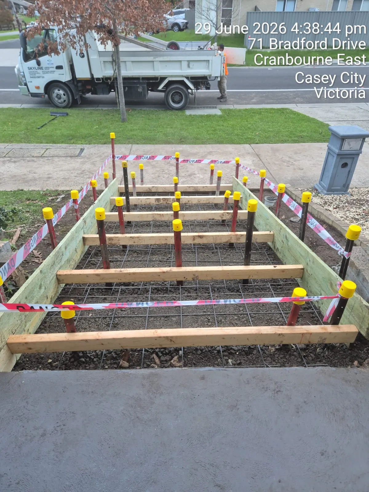 Concreting job by Skyline in South East Melbourne