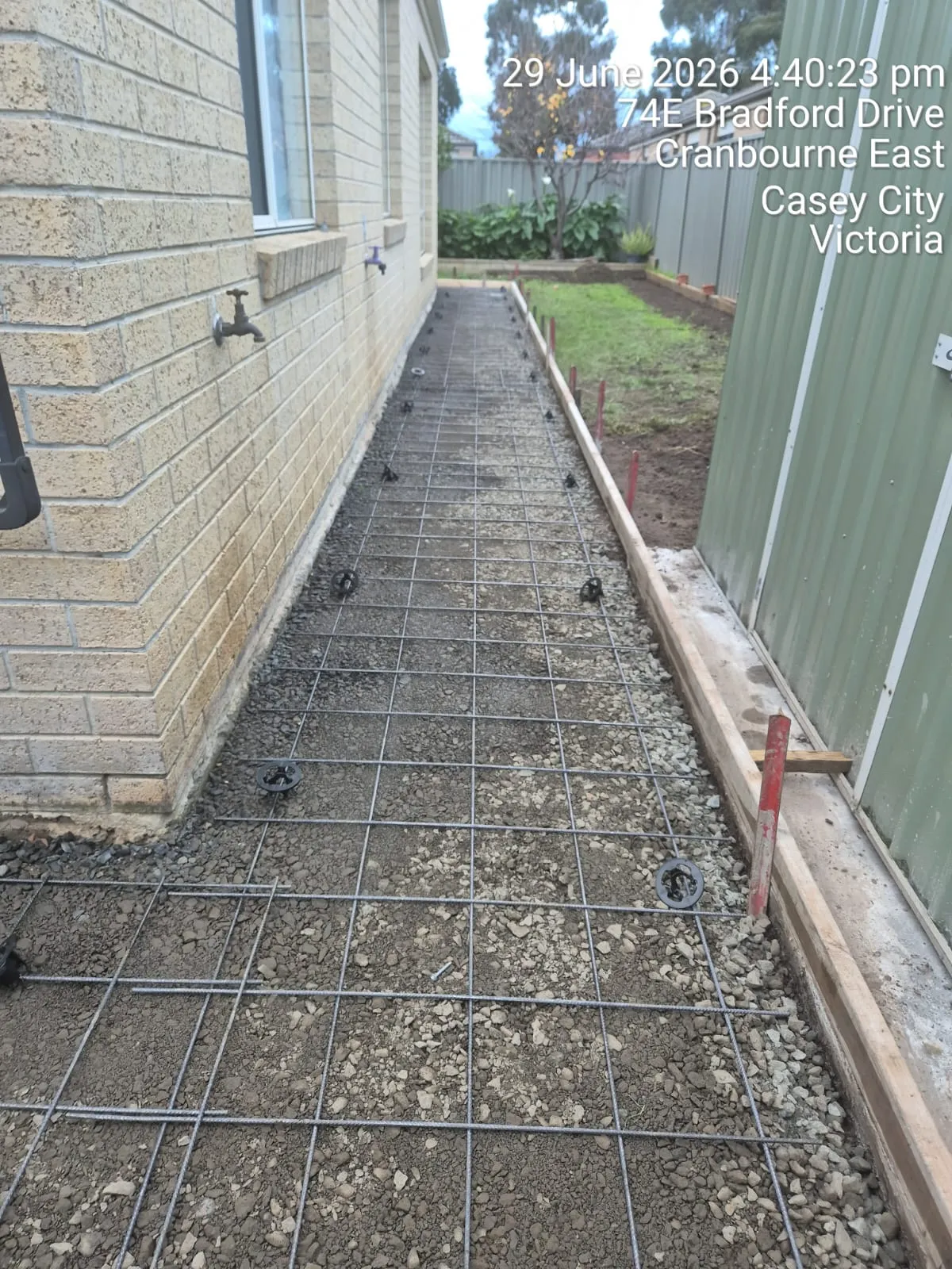 Concreting job by Skyline in South East Melbourne