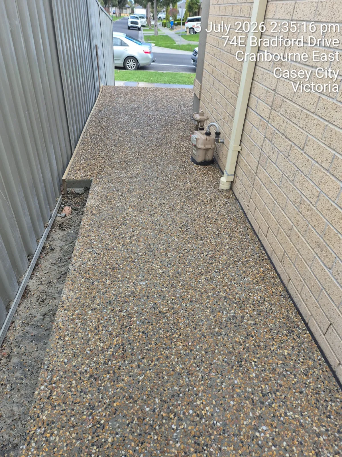 Concreting job by Skyline in South East Melbourne