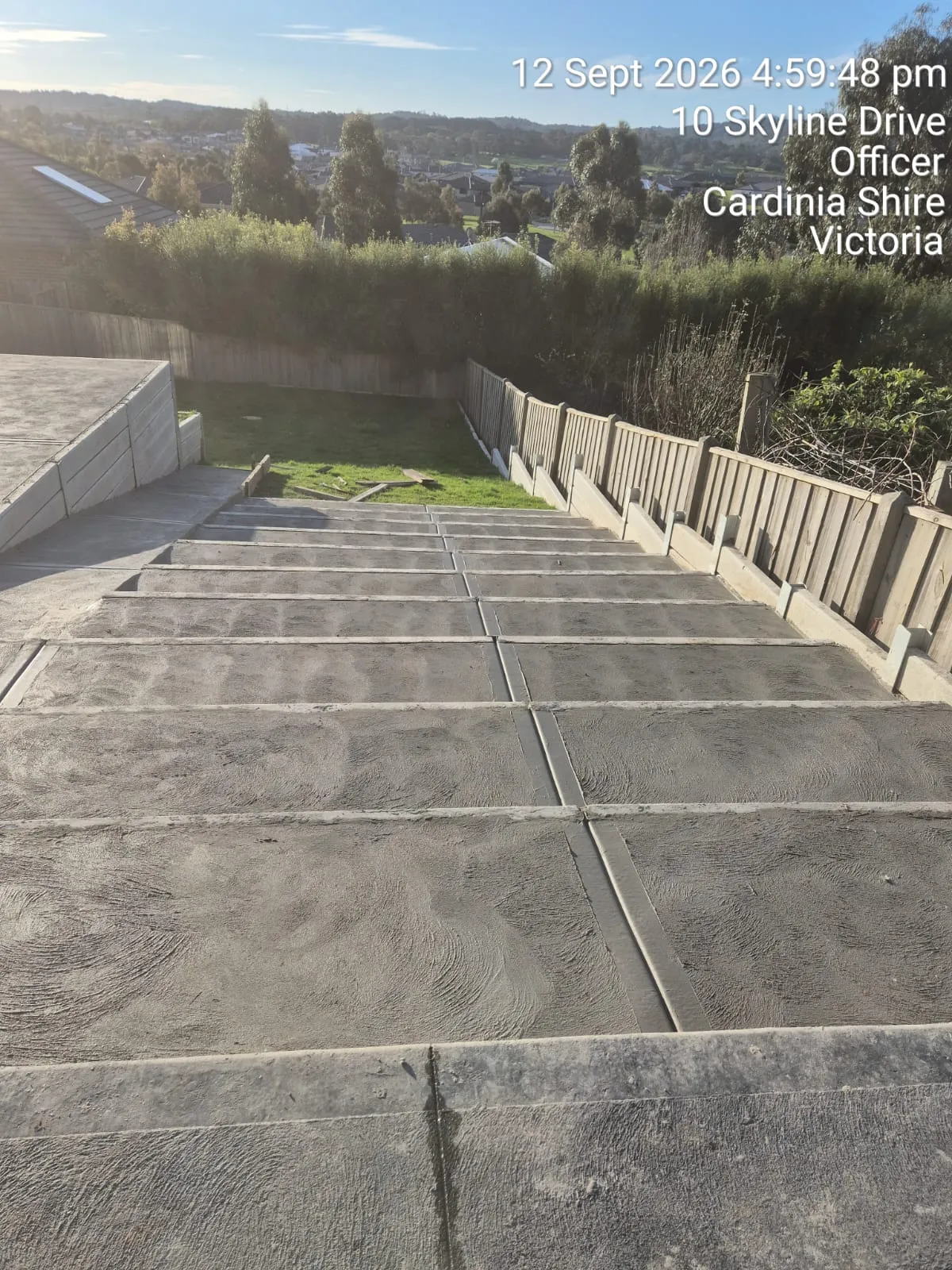 Concreting job by Skyline in South East Melbourne