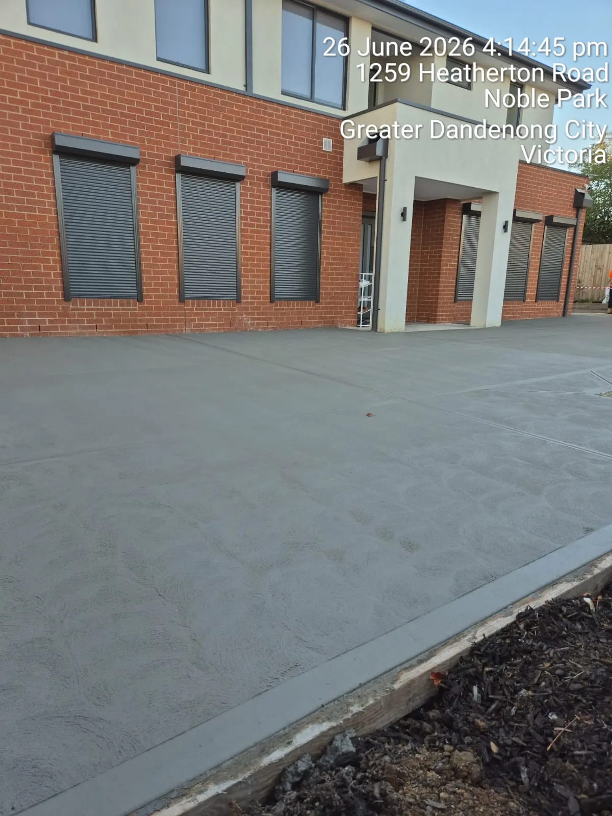 Concreting job by Skyline in South East Melbourne
