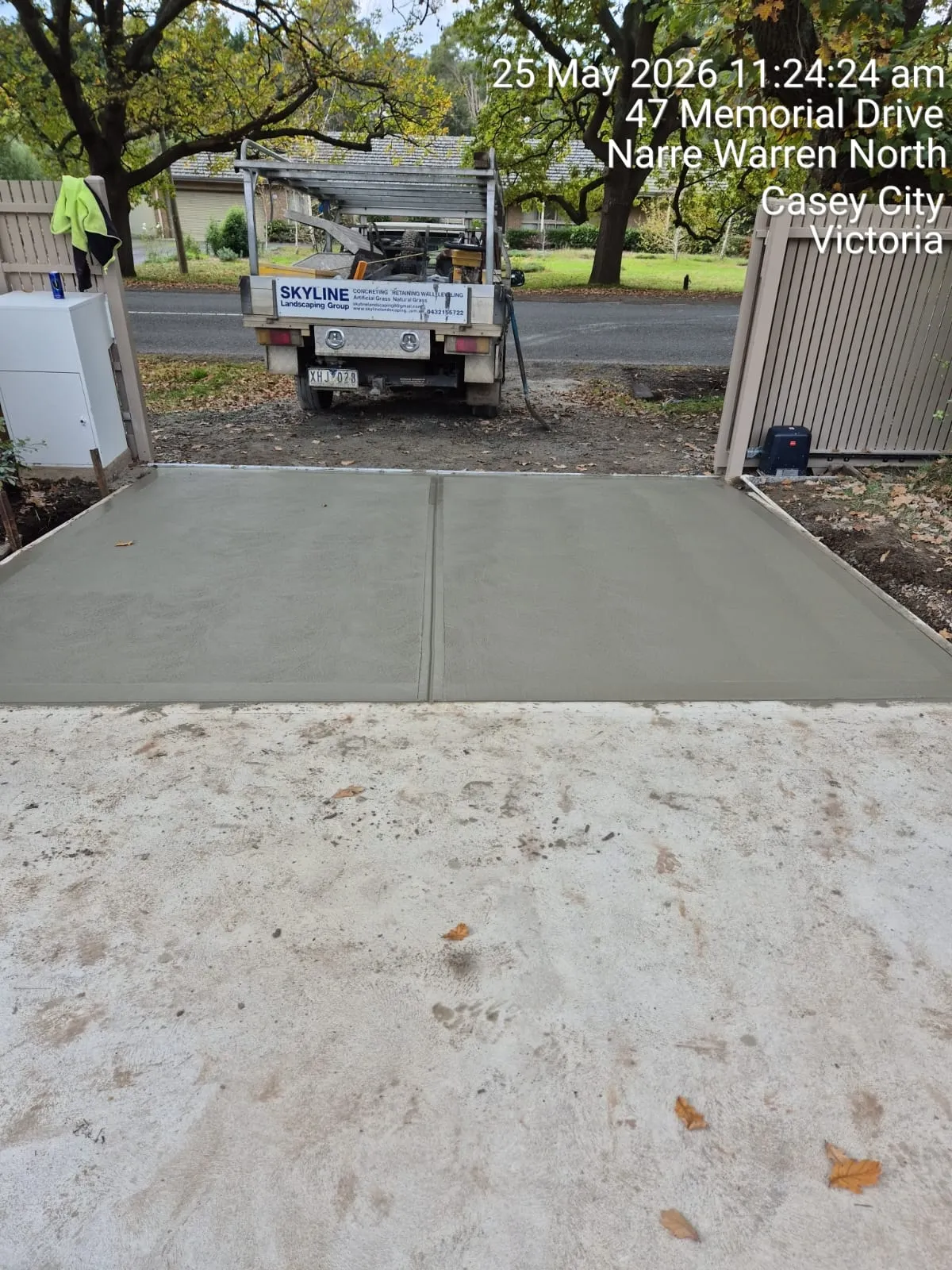 Concreting job by Skyline in South East Melbourne
