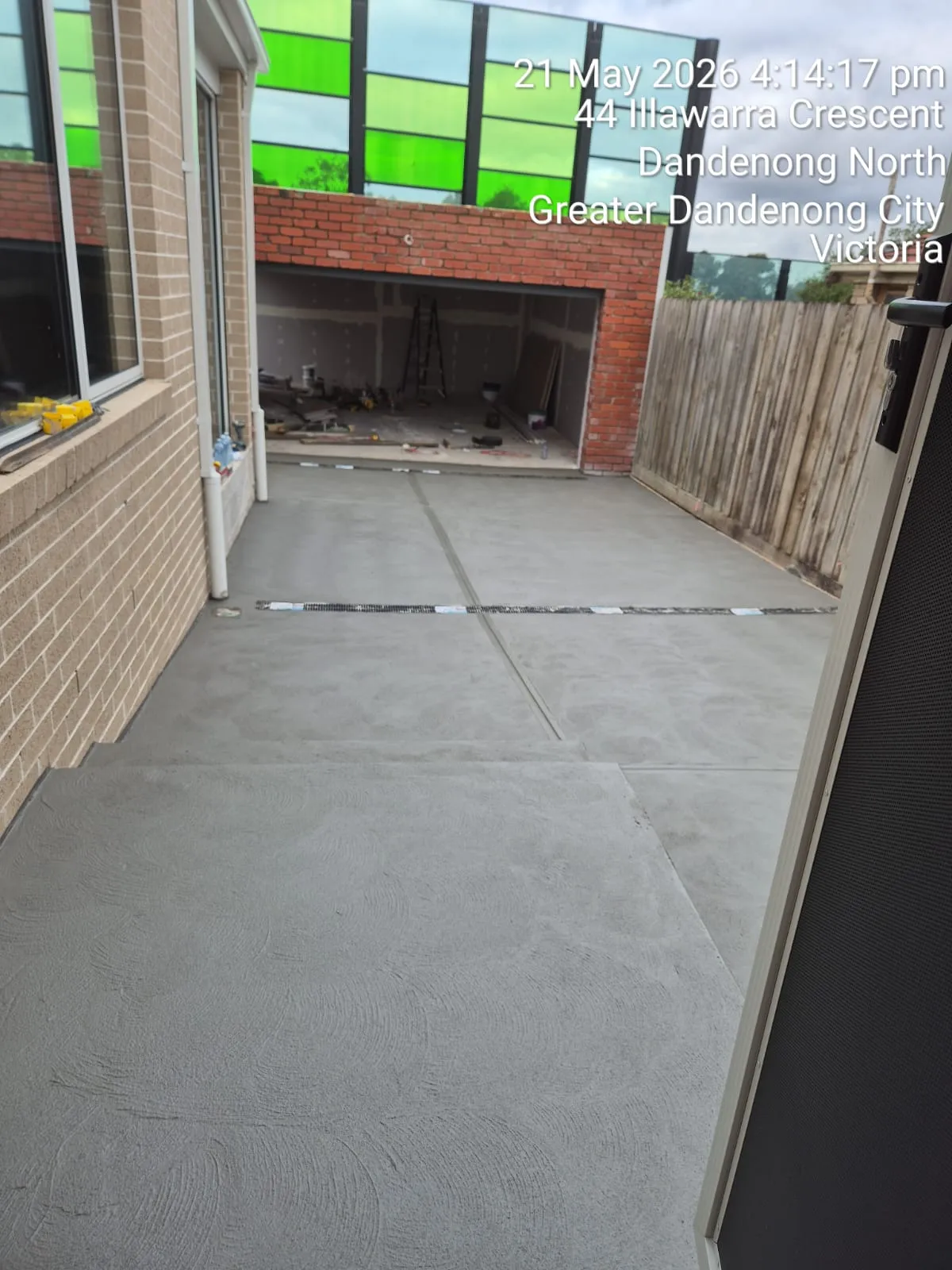 Concreting job by Skyline in South East Melbourne