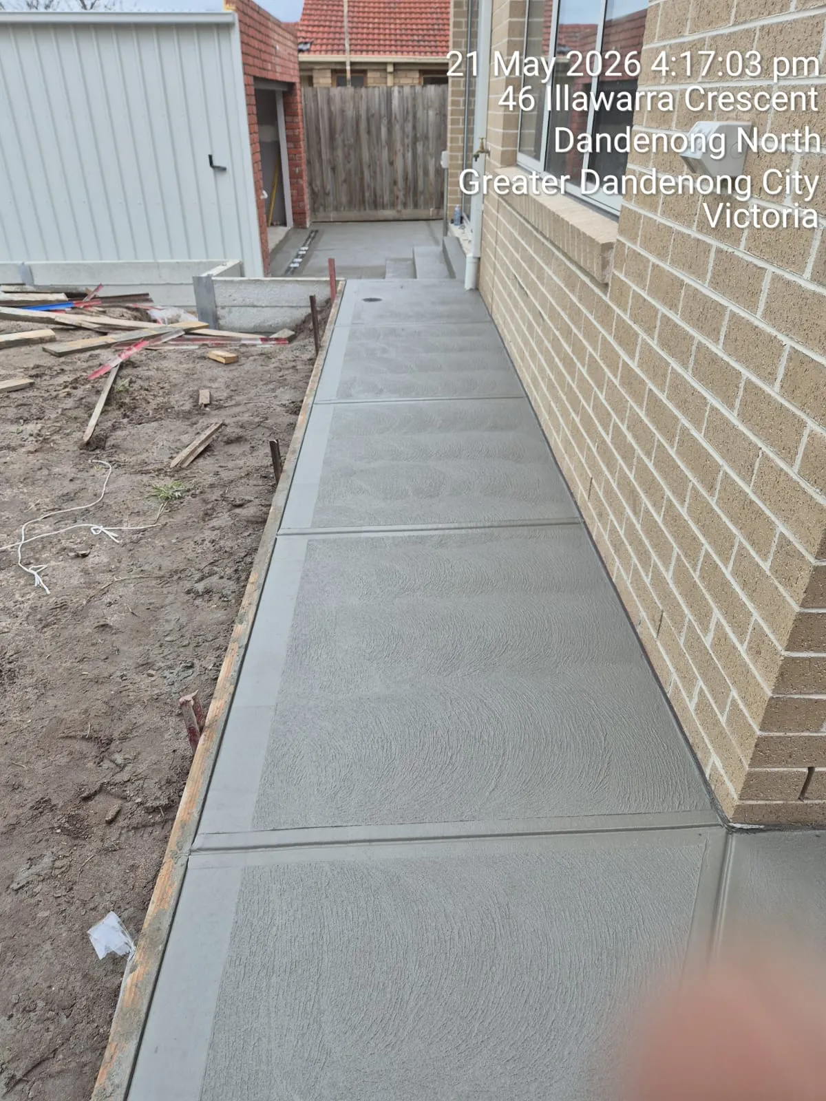 Concreting job by Skyline in South East Melbourne