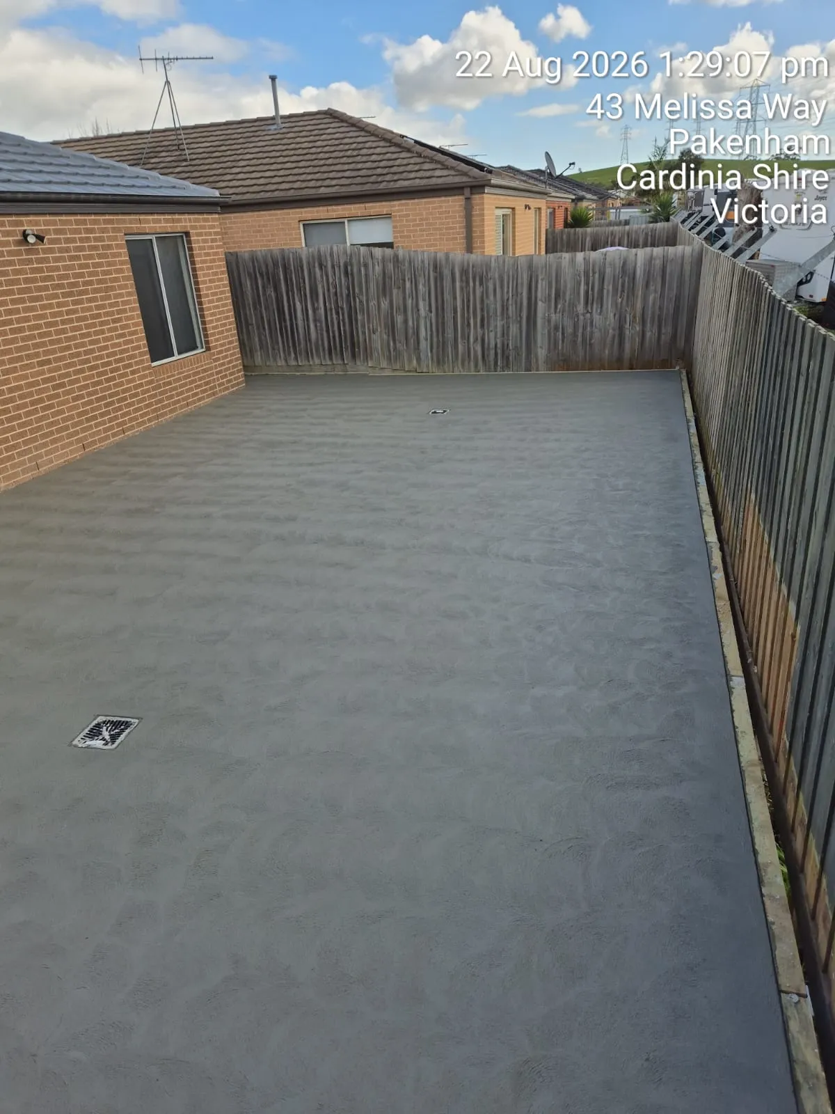 Concreting job by Skyline in South East Melbourne