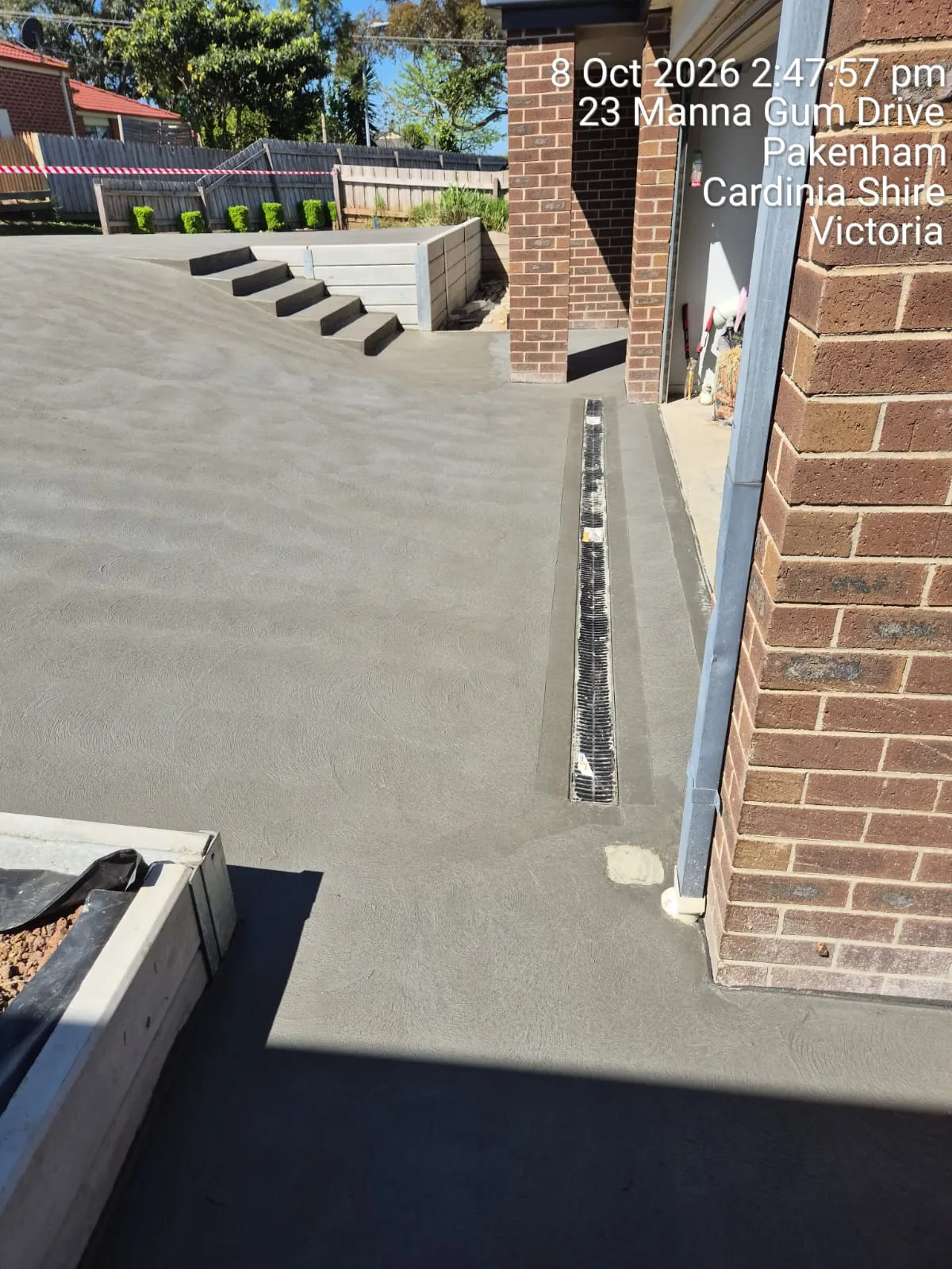 Concreting job by Skyline in South East Melbourne