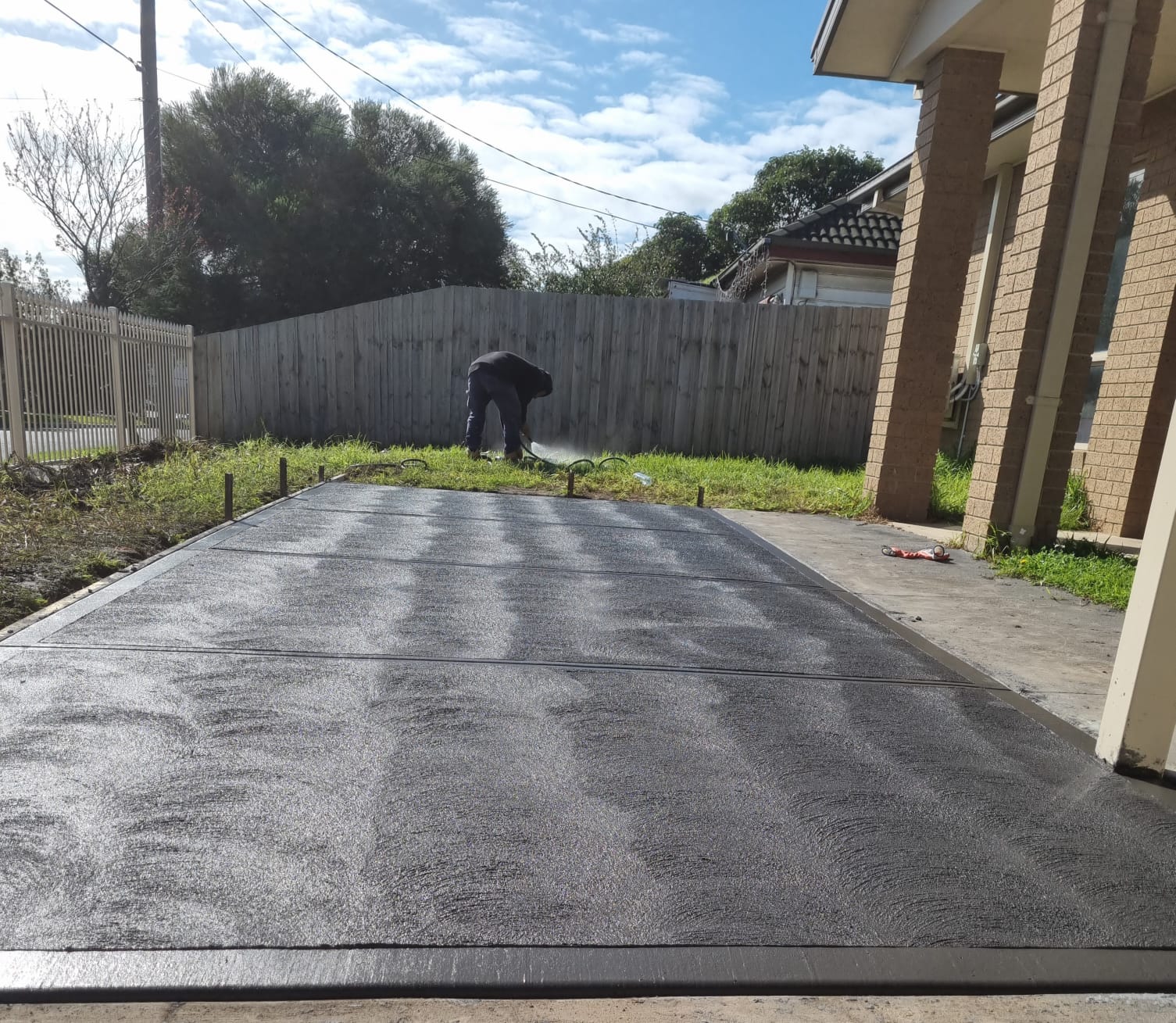 Coloured Concreting Project 1
